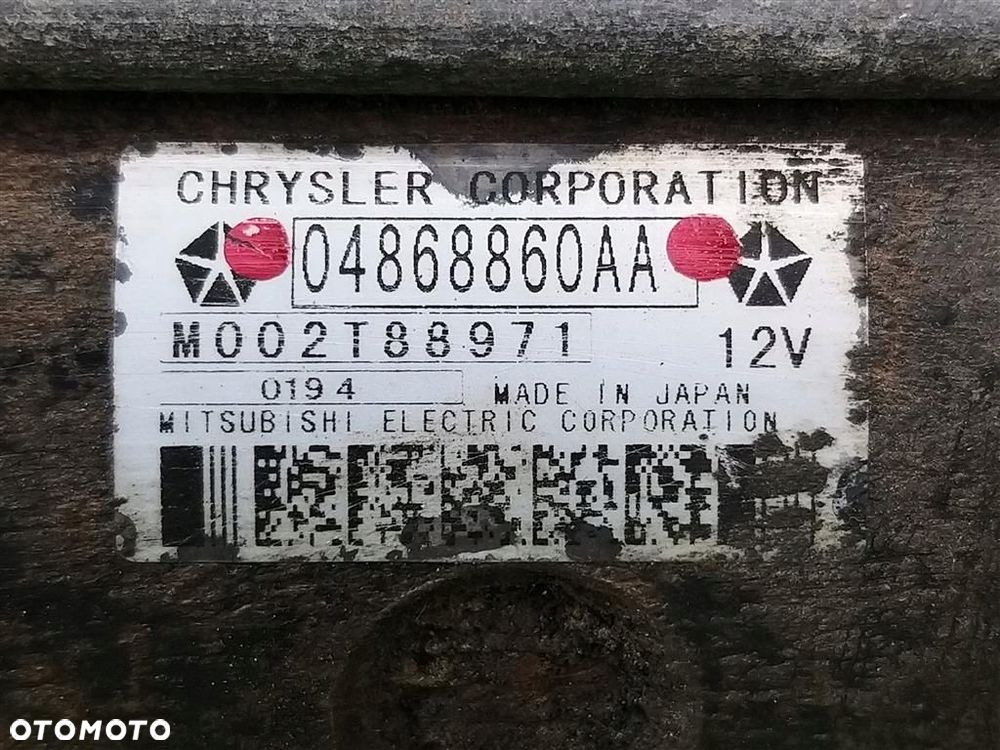 Rozrusznik Chrysler Voyager IV 2000-2007 IV 2000-2007 2,8 CRD 04868860AA - 2