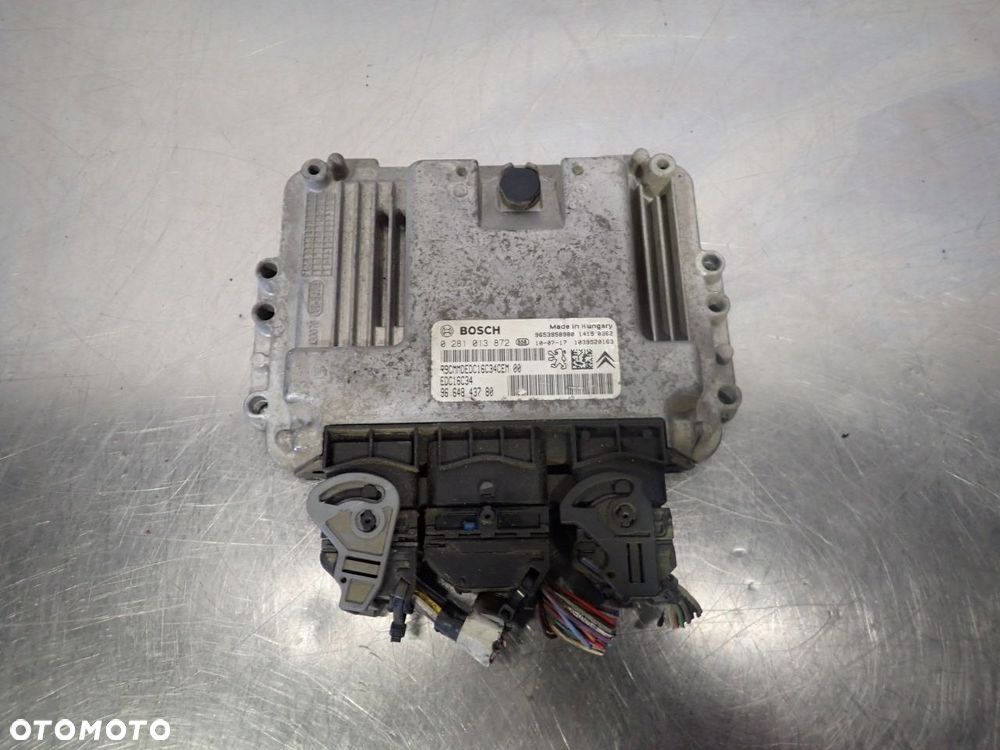 KOMPUTER SILNIKA PEUGEOT 207 9664843780 - 1