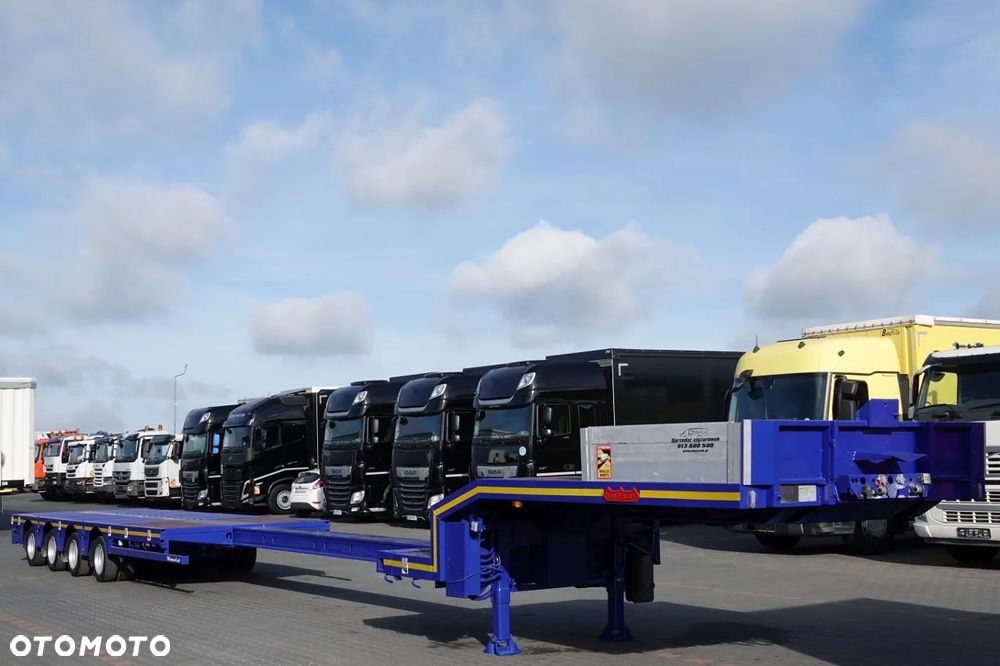 Nooteboom NISKOPODWOZIE / ROZCIĄGANA / 4 OSIOWA / OSIE SKRĘTNE / SAF - 9