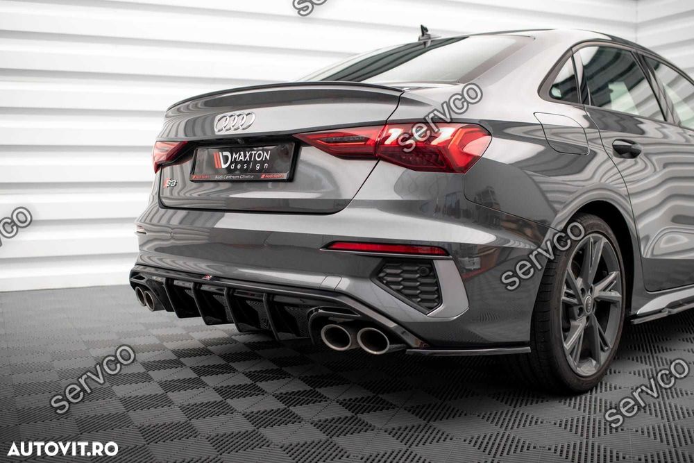 Difuzor bara spate Audi A3 SLINE S3 Sedan 8Y 2020- v18 Maxton Design - 5