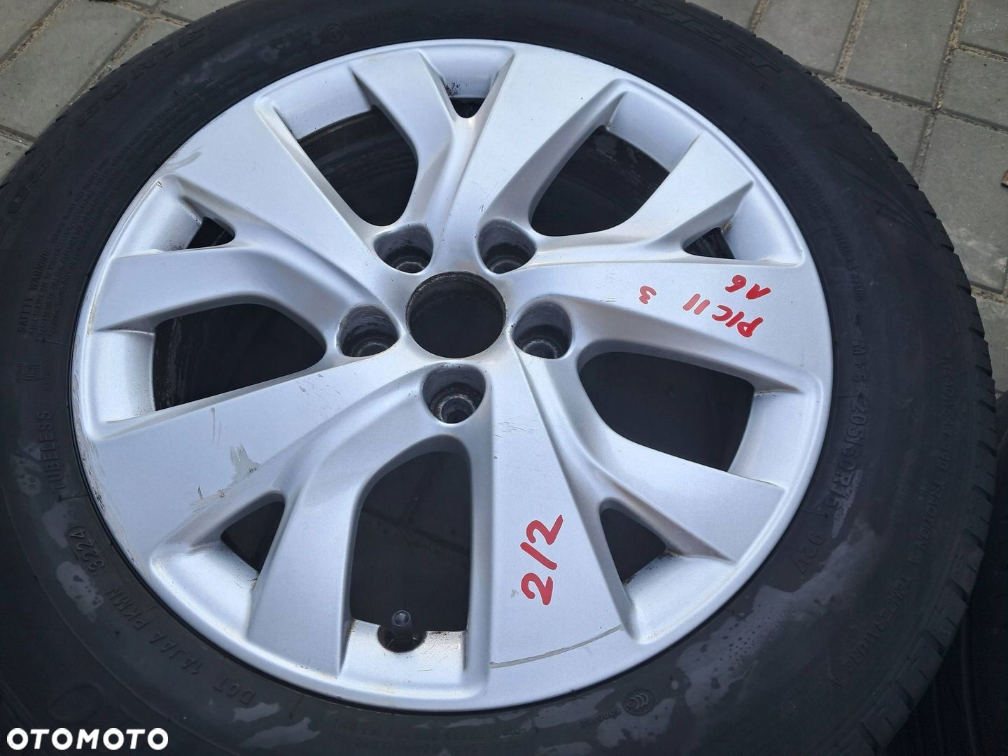 Citroen C4 Picasso II Felgi aluminiowe koła LATO 205/60R16 5x108 ET47 2024 - 8