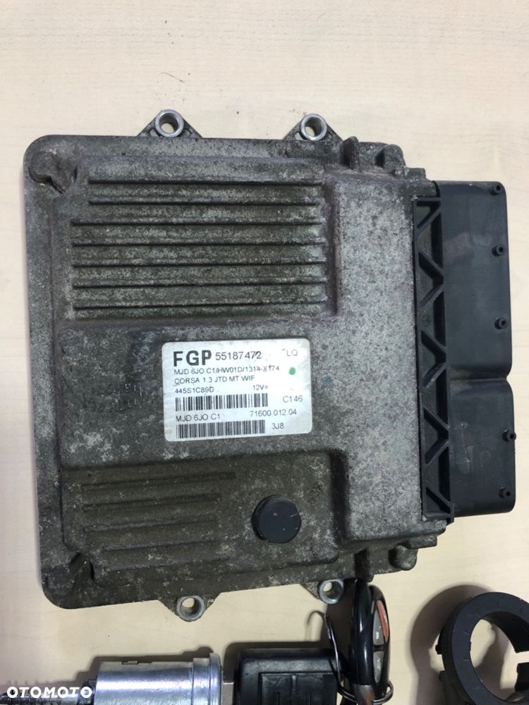 Zestaw startowy komputer Opel Corsa C 1.3 CDTI 55187472 - 2