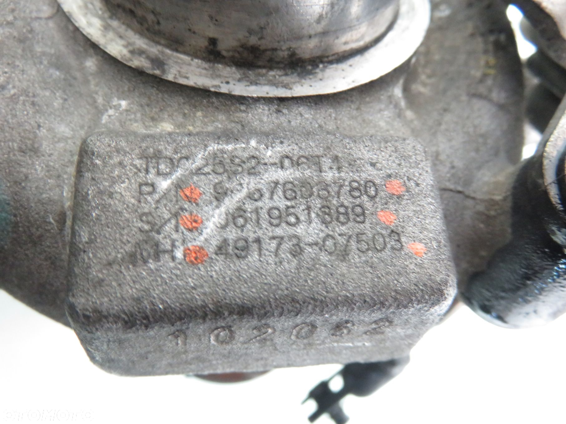 TURBOSPRĘŻARKA CITROEN C4 I 1.6 HDi 4917307503 961951389 9867606780 - 6