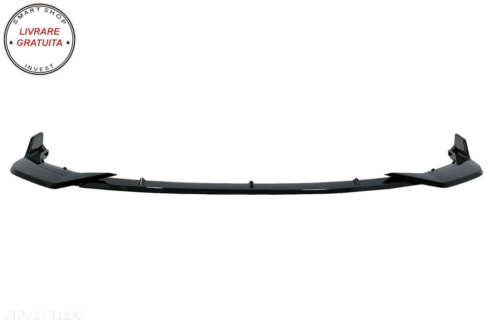 Prelungire Bara Fata Toyota Corolla XII (2019+) Negru Lucios- livrare gratuita - 1