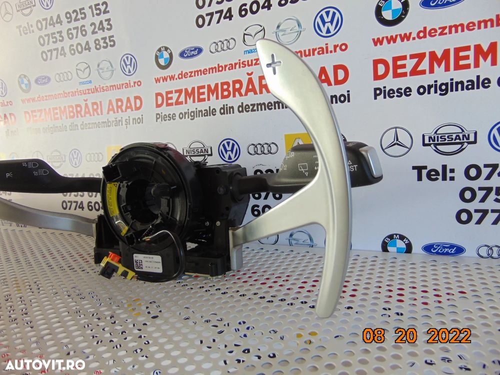 Bloc semnalizare stetgatoare Alfa Romeo Stelvio 2015-2023 spirala volan manete padele senzor unghi - 2