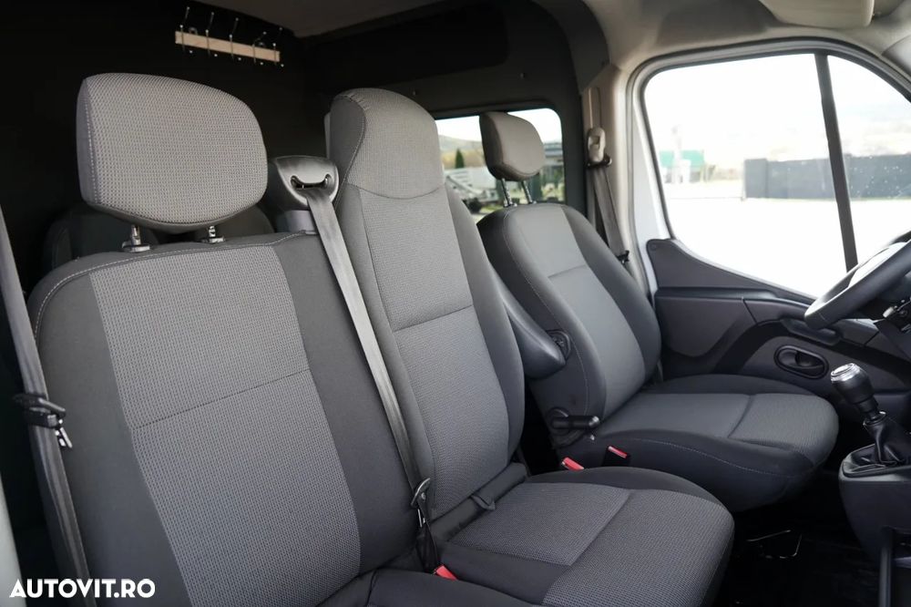 Renault MASTER / TABLĂ / FUGOANĂ / CABINĂ MIXĂ 7 LOCURI / CAROSERIE / RAFTURI - 32