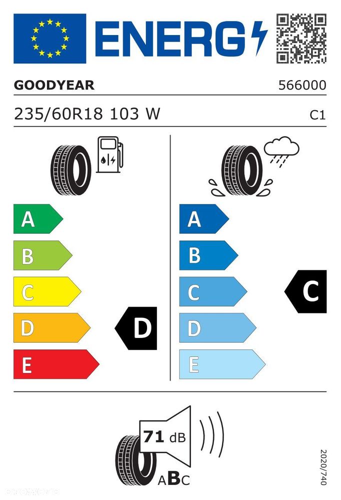 Opony letnie 235/60R18 Goodyear Excellence 103W - 14