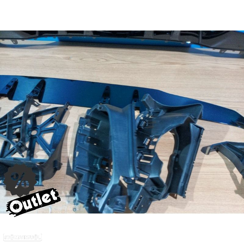 C012018C1 DIFUSOR TRASEIRO MERCEDES V177 AMG 18- SEDAN LOOK A45 PRETO BRILHANTE - 5