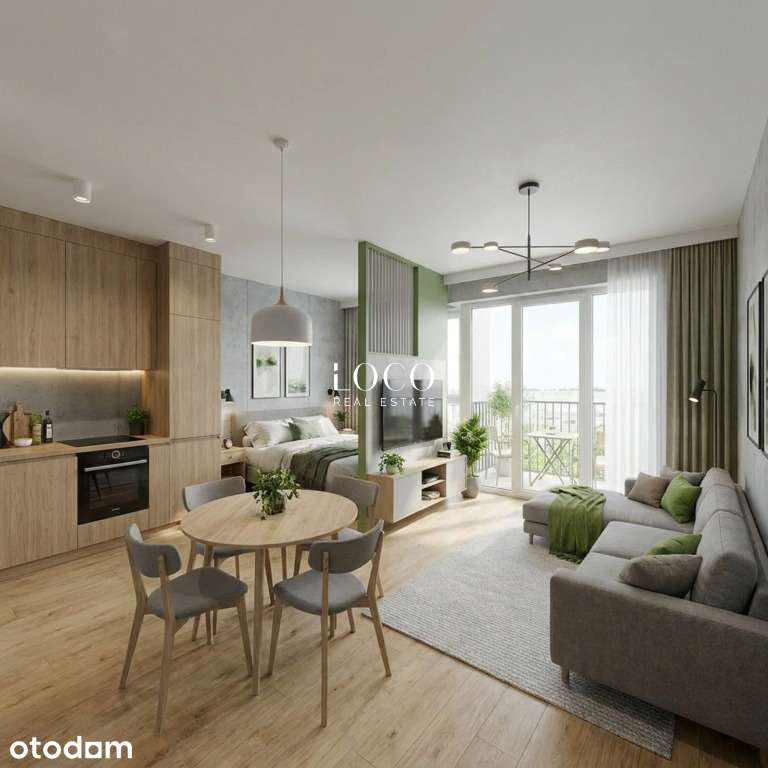 Kawalerka z balkonem | Praga | Metro | 38,57 m²