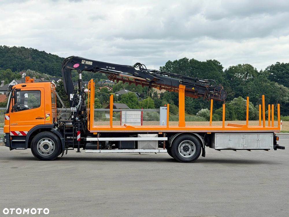 Mercedes-Benz ATEGO 1324 * SKRZYNIA 6,35 m + HIAB 144 B - DUO + WIERTNICA - 7