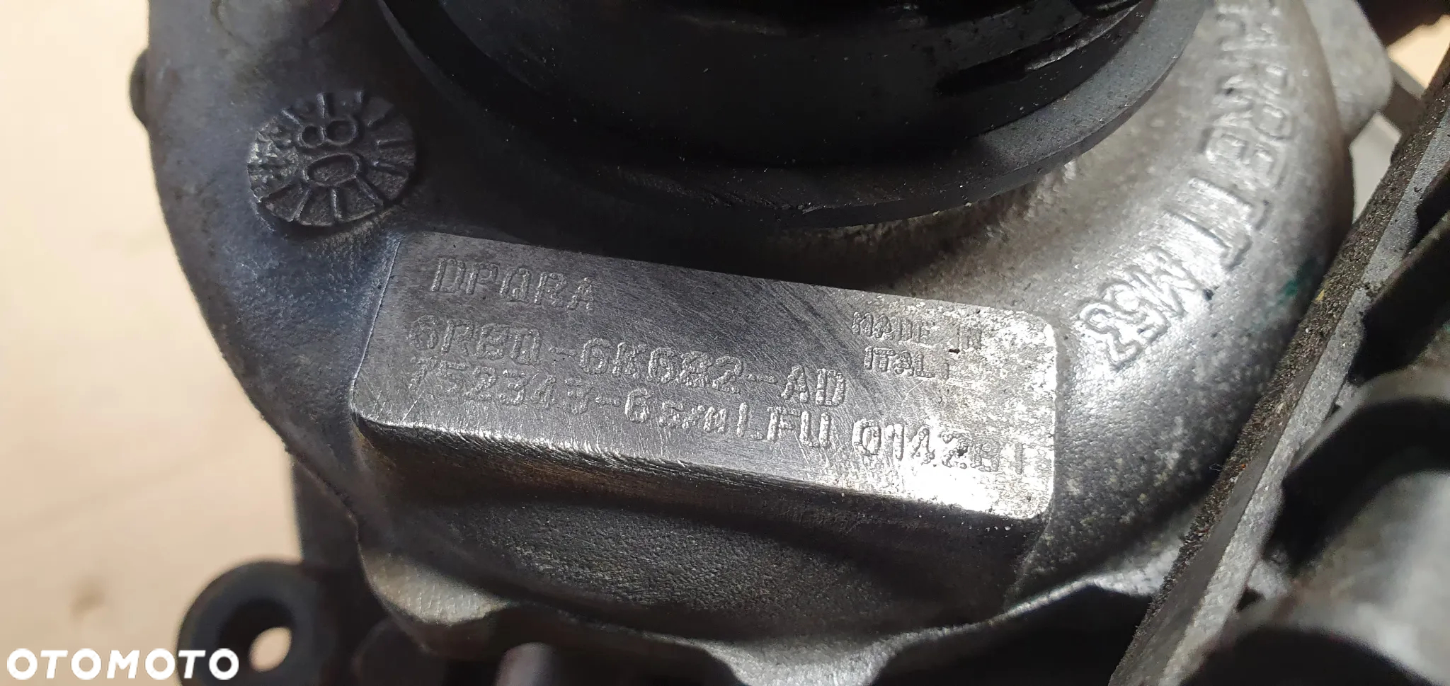 Turbina turbosprężarka turbo nastawnik kolektor Jaguar XF X250 2.7 TDV6 6R8Q-6K682-AD - 10