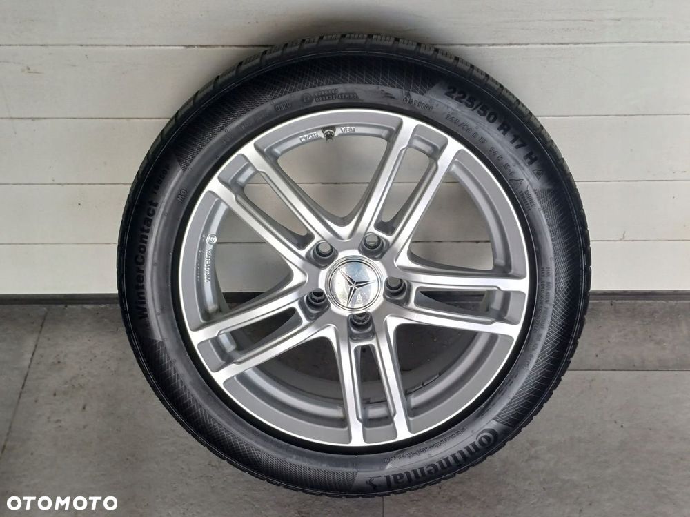 NR 577 Koła Zimowe Alufelgi Mercedes C-Klasa W205 225/50/17 Continental - 7