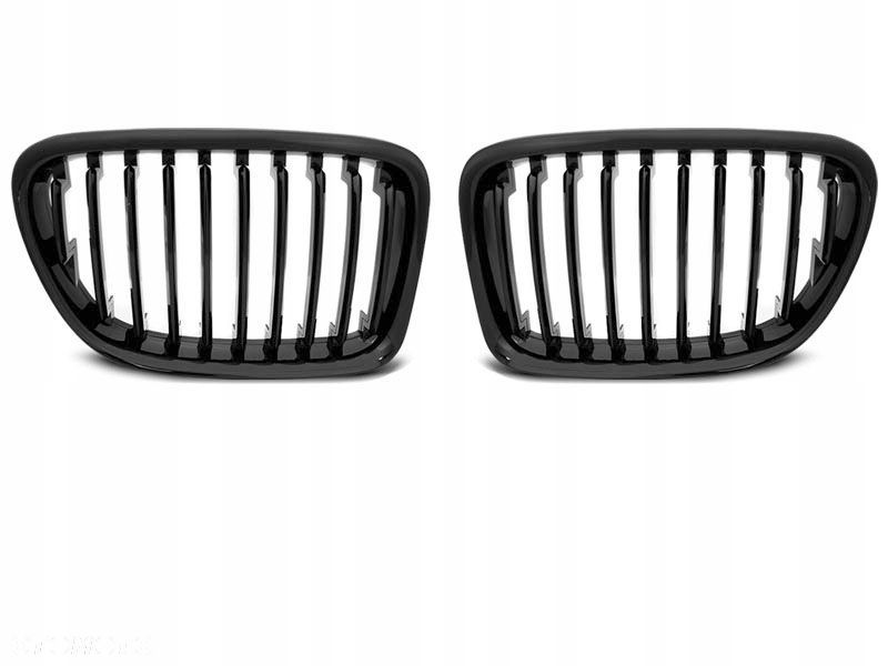 Atrapa Grill Nerki Bmw X1 E84 09-12 Glossy Black - 1