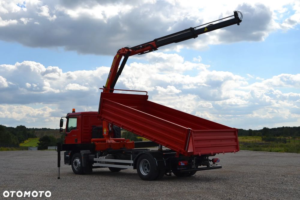 MAN TGM 15.290 18.290 Nowy 3-stronny Wywrot Kiper Wywrotka HDS Żuraw Hiab 099 Sterowanie radiowe Atego Axor Antos TGL - 8