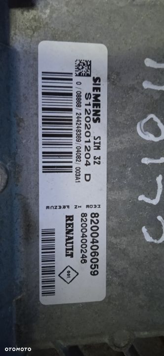 Komputer sterownik silnika Renault Clio II 1.2  S120201204 - 3