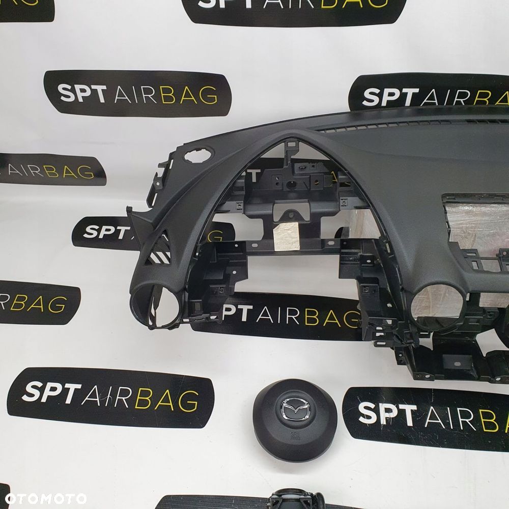 MAZDA CX3 DESKA ROZDZIELCZA KONSOLA KOKPIT PULPIT PODUSZKI AIRBAG AIR BAG PASY KIT SET - 2