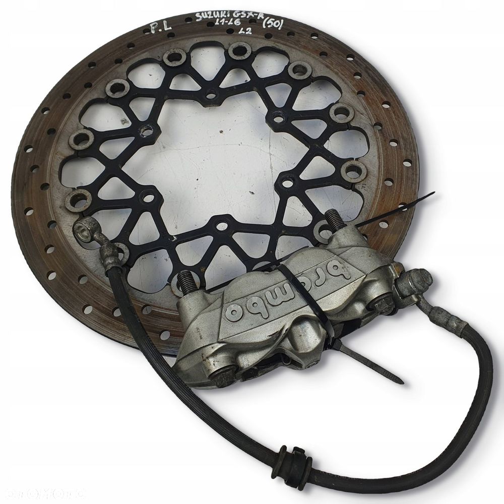 LEWY ZACISK HAMULCOWY TARCZA PRZÓD Suzuki GSX-R 600 750 GSXR 600 L1-L6 - 1