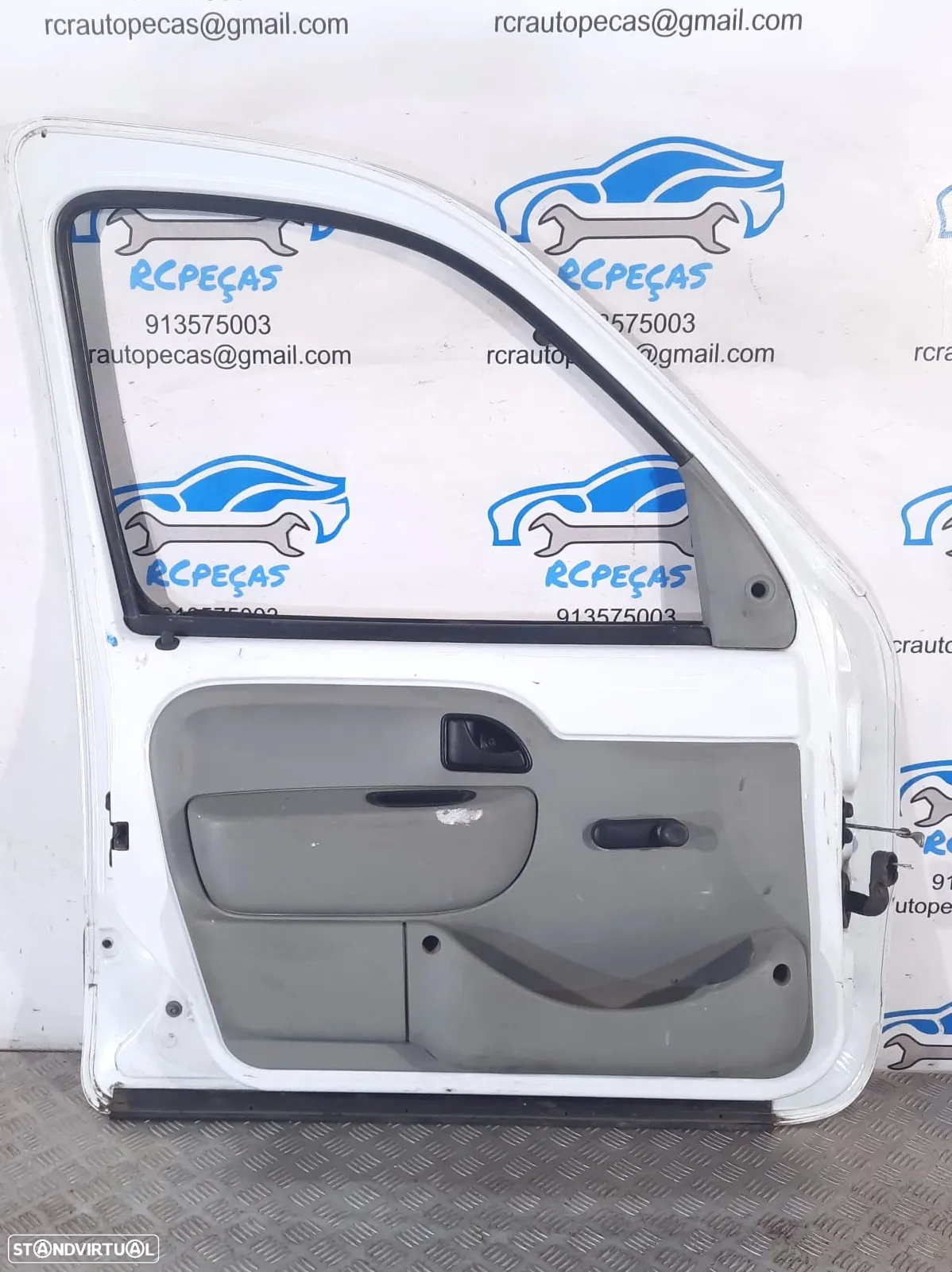 PORTA PORTAS FRENTE FRONTAL ESQUERDA RENAULT KANGOO I 1 MK1 FASE I 1 7751471745 FECHO ELEVADOR MOTOR PUXADOR VIDRO RETROVISOR RETROVISORES - 6