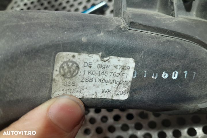 Furtun intercooler 1K0145762FT 1K0145762FT Volkswagen VW Golf 6 [2008 - 2