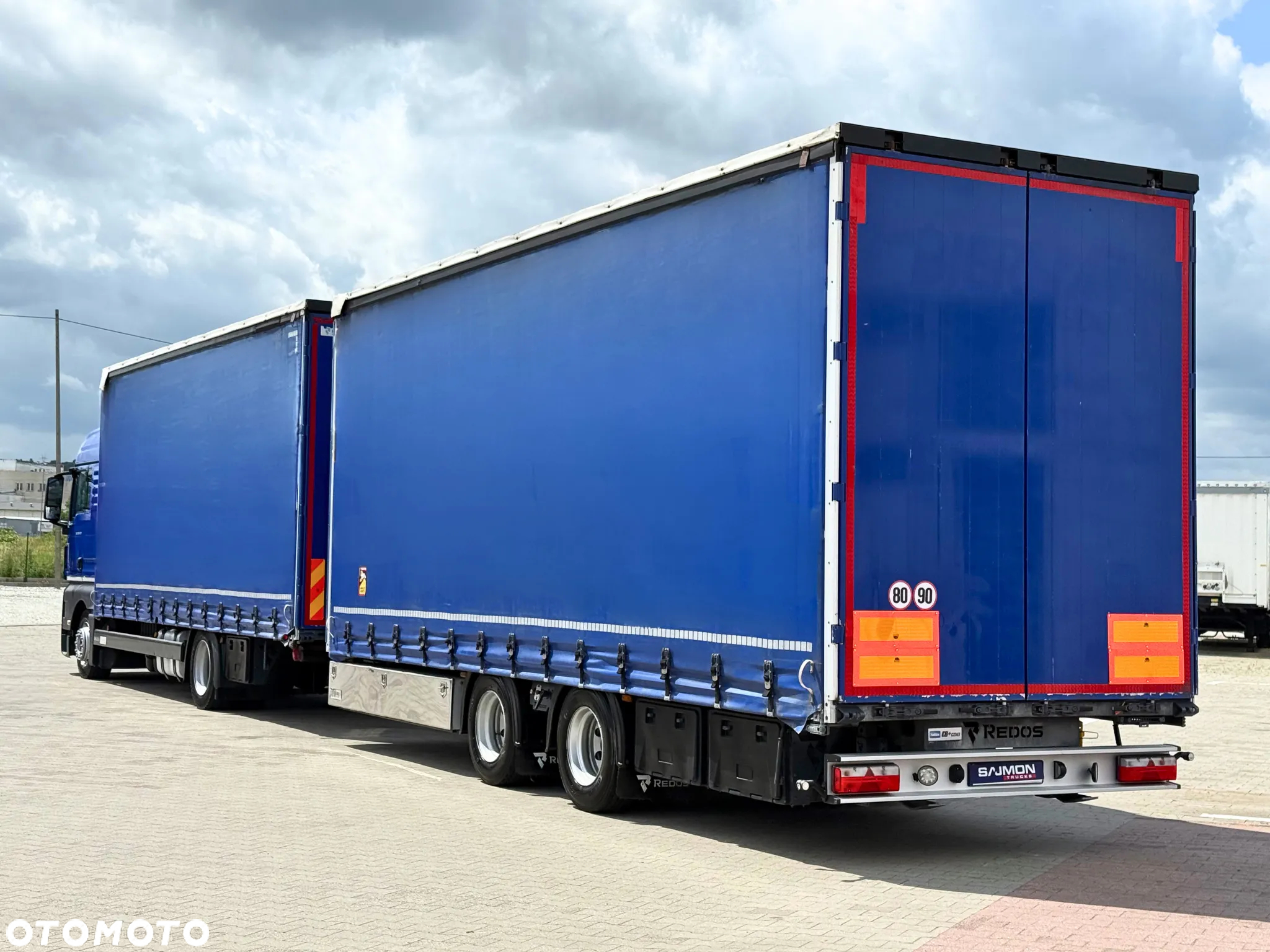 MAN TGX 18.420 / PRZEJAZDOWY / ZESTAW TANDEM 120M3 / 7,75 M + 7,75 M - 3