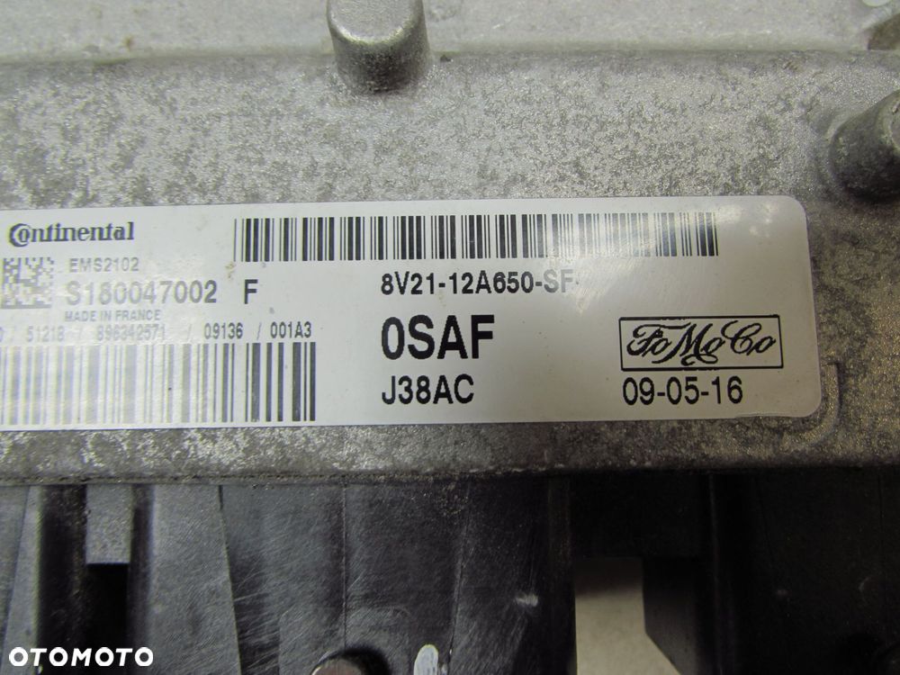 FORD FIESTA MK7 1.2B 08-17 KOMPUTER STEROWNIK 8V21-12A650-SF S180047002F - 6
