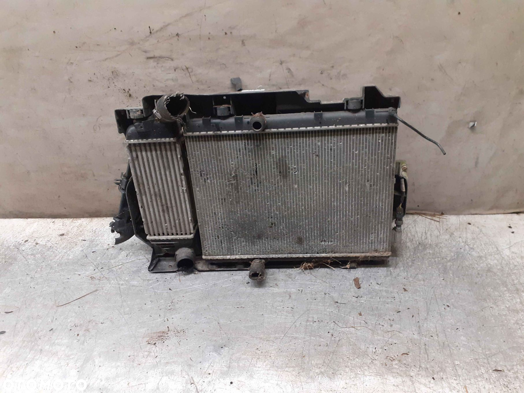 / Pas Przedni Peugeot 407 Citroen C5 2.0 Hdi Chłodnica Wody Wentylator Intercooler - 4
