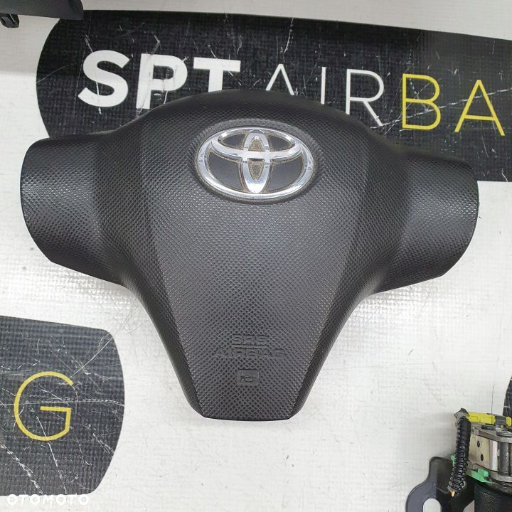 TOYOTA YARIS 2 II DESKA ROZDZIELCZA KONSOLA KOKPIT PULPIT PODUSZKI AIRBAG AIR BAG PASY KIT SET - 6