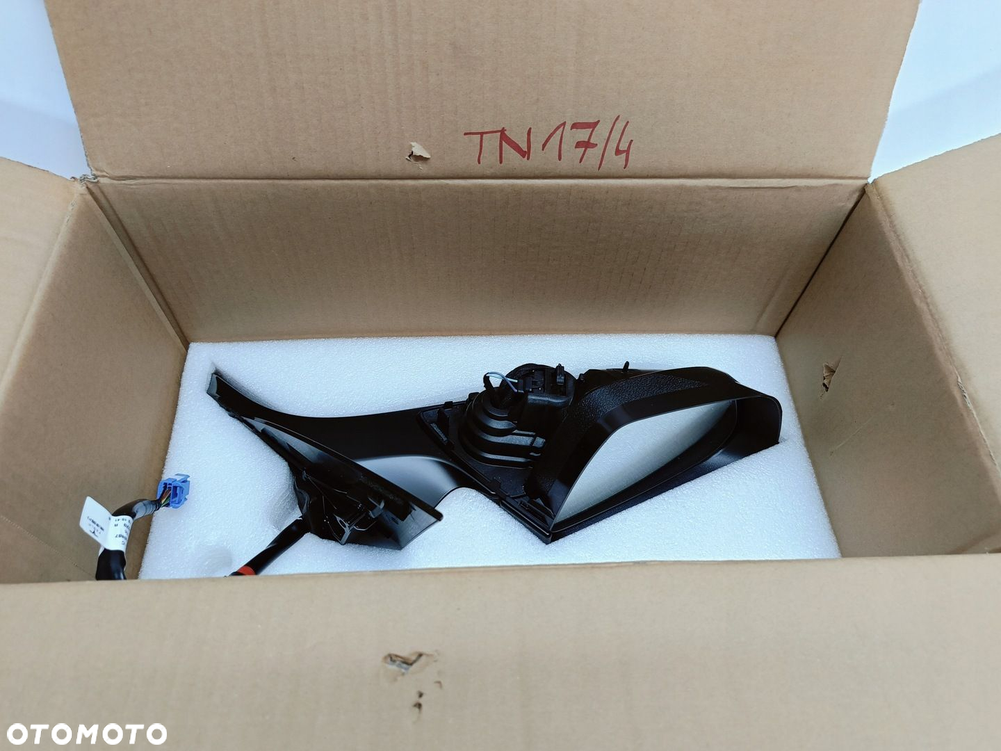 TESLA MODEL 3 M3 - LUSTERKO ZEWNĘTRZNE PRAWE NOWE OE EU 11 PIN 1592034-00-C - 2