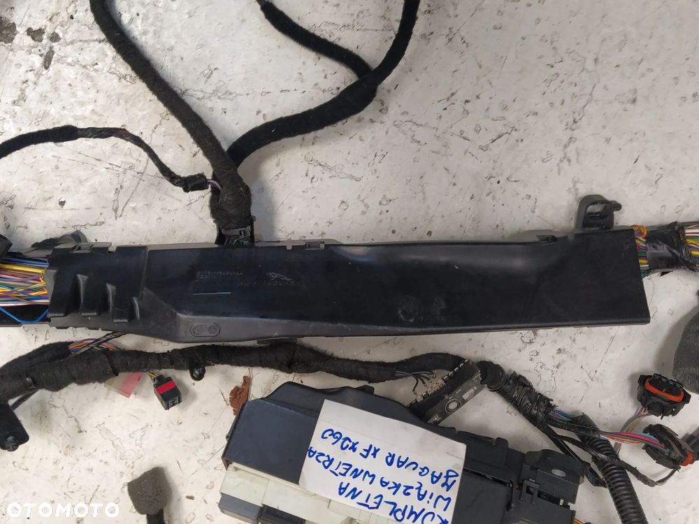 JAGUAR XF X260 2.0 PRZEWODY KABLE INSTALACJA WIĄZKA WNĘTRZA AUTOMAT LAMPY XENON EUROPA ORYGINAŁ - 10