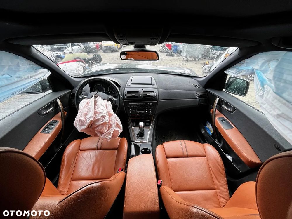 BMW X3 E83  3.0D 306D3 M pakiet black sapphire metallic na części - 7