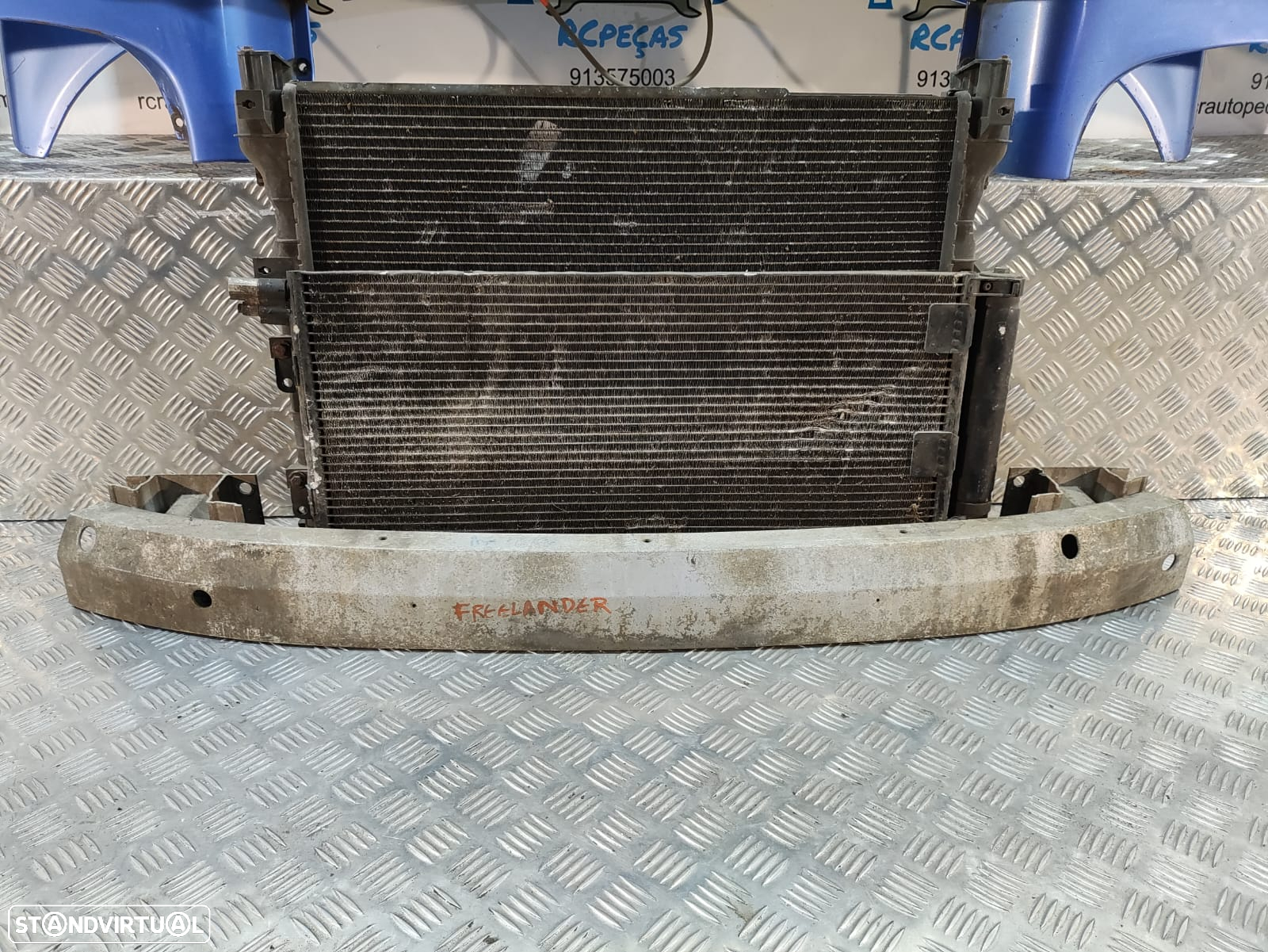 FRENTE COMPLETA LAND ROVER FREELANDER I 1 MK1 CAPOT PARACHOQUES GUARDA-LAMAS OTICAS RADIADOR VENTILADOR FRENTE FIBRA REFORÇO - 8