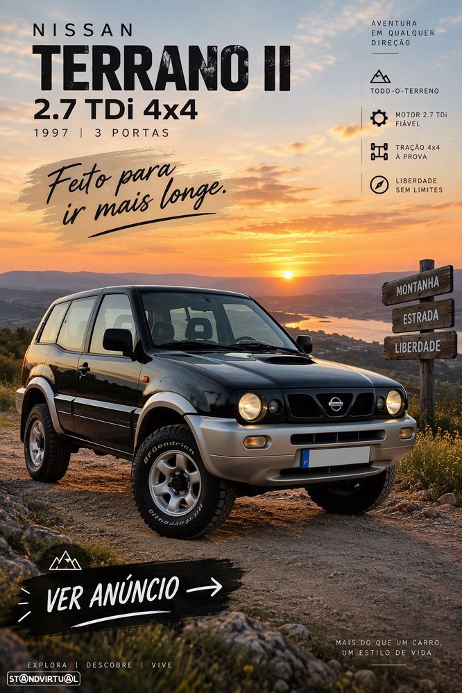 Nissan Terrano II 2.7 TDiSE AC+TA+ABS - 1