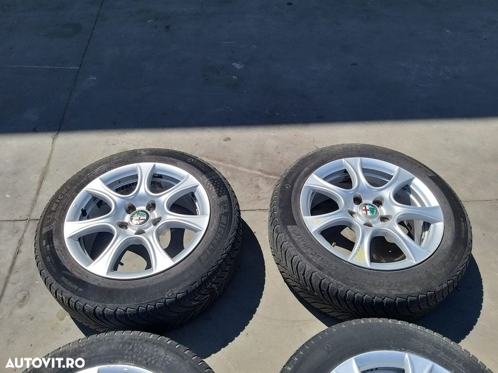 Set jante aliaj cu anvelope r16 205/55r16 alfa romeo giulietta 940 156093261 - 5
