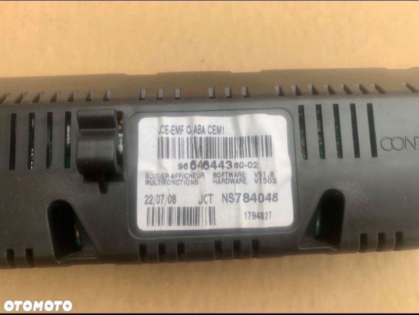 9664644380 wyświetlacz ekran Citroen c4 I 1 lift - 3