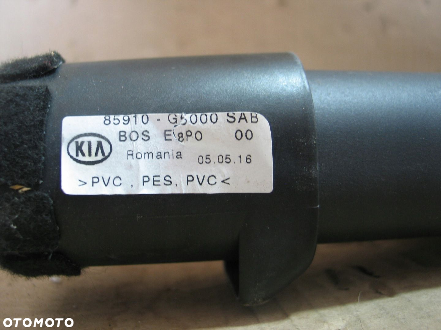 Roleta bagaznika kia niro 16-22r. 85910-G5000 orginal czarna - 8
