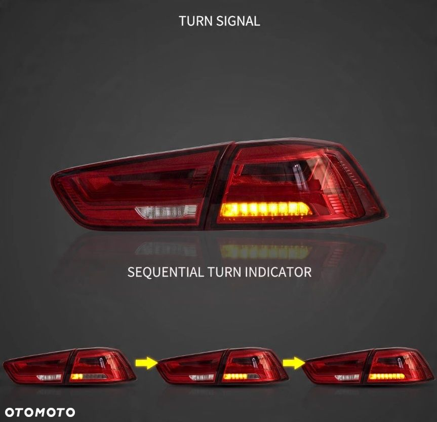 Lampy tyl ne kpl Vland Led Bar Neon Diody Tuning Mitsubishi Lancer VIII 8 - 4