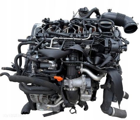 SILNIK KOMPLETNY 1.6 TDI CAY AUDI VW SEAT SKODA 158 tyś km 60DNI GWAR - 1