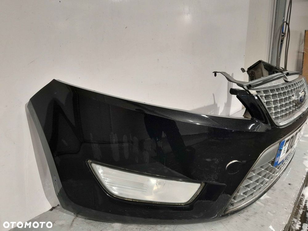 ^ ZDERZAK PRZÓD PRZEDNI DO FORD MONDEO MK4 4 IV G6 CZARNY HALOGENY - 3