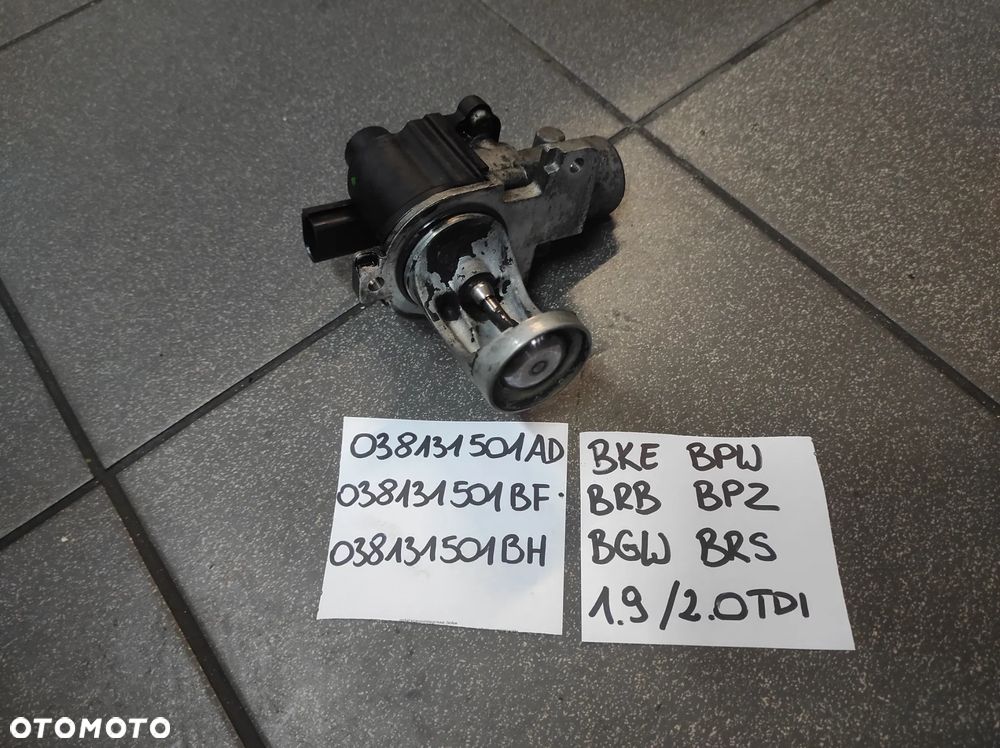 ZAWÓR EGR 1.9 2.0 TDI BKE BPW BRB BPZ BGW BRS 038131501AD 038131501BH 038131501BF VW AUDI SEAT SKODA SPRAWNY GWARANCJA WYSŁKA !!! - 2