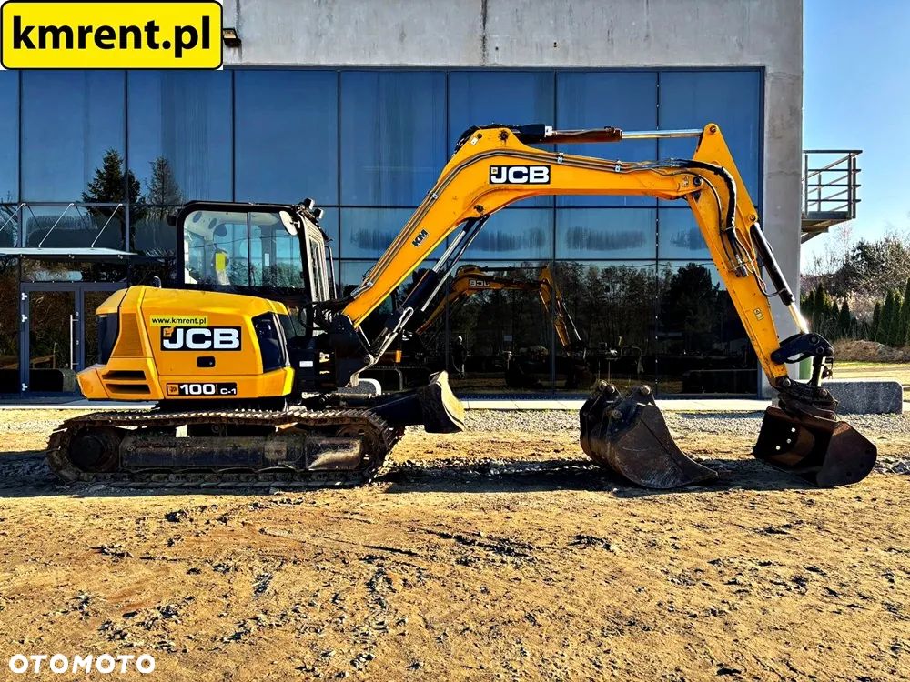 JCB 100C-1 KOPARKA GĄSIENICOWA 2017R. | JCB 8080 8085 KUBOTA KX MECALAC 10 MCR CAT 310 311 - 2