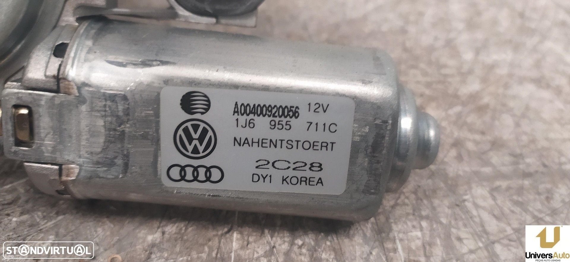 MOTOR LIMPA-VIDROS TRASEIRO VOLKSWAGEN GOLF IV 2002 -1J6955711C - 1