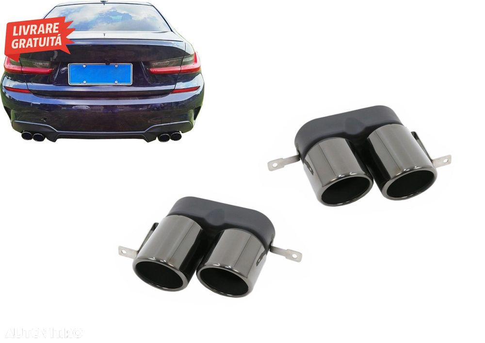 Tobe Ornamente BMW Seria 3 G20 G28 (2019-up) Negru Titaniu- livrare gratuita - 8