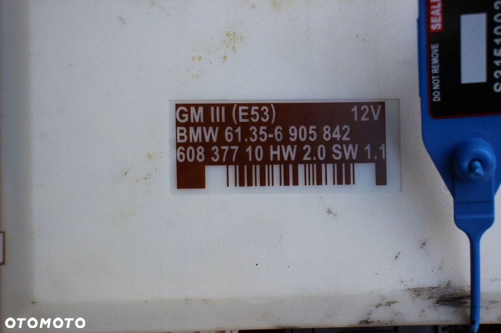 Moduł sterownik komfortu BMW X5 e53 6905842 GM III - 1