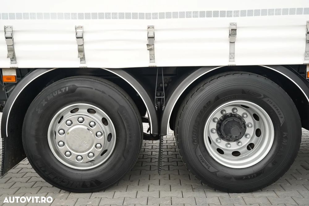 Scania R 450 / 7,7 m CORTINĂ / 6x2 / ACOPERIȘ RIDICAT / PUNTE RIDICATĂ / DIRECȚIE / DHOLLANDIA RIDICATĂ 3.500 KG / AER CONDIȚIONAT PARCARE / EURO 6 - 25
