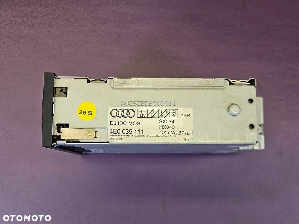 Czytnik Płyt 4E0035111 4E0910111C Zmieniarka CD Audi A6 C6 A8 Q7 - 15