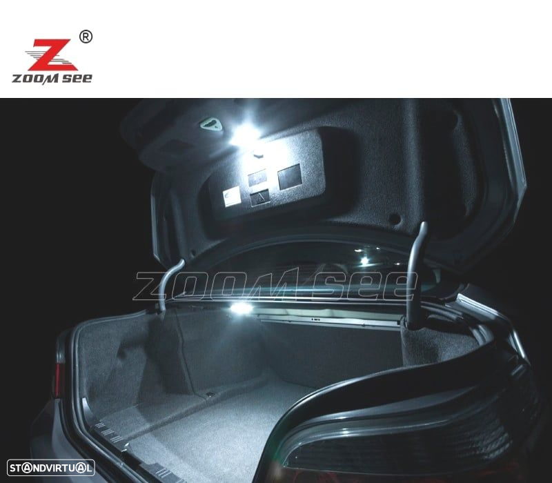 KIT COMPLETO DE 24 LÂMPADAS LED INTERIOR PARA BMW 7 SERIE E65 E66 745I 745LI 750I 750LI 760I 760LI - 5
