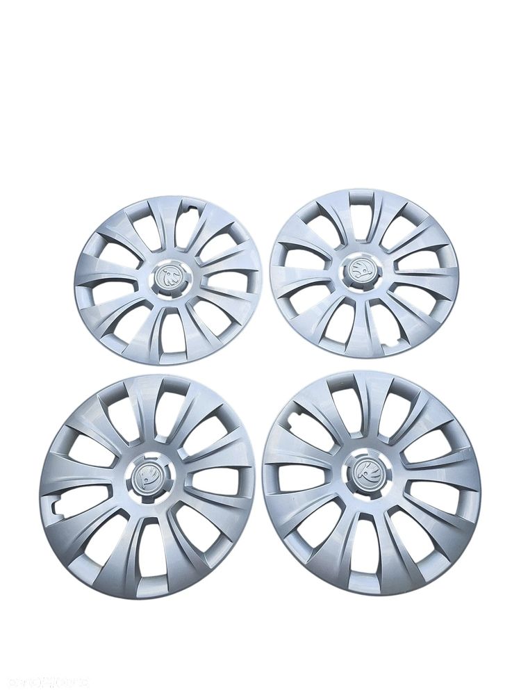 Skoda Kodiaq KOŁPAKI 17 KOMPLET 4 SZT 565601147 ORYG - 1