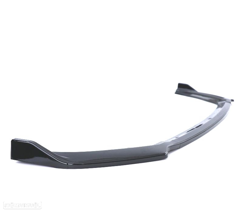 SPOILER LIP FRONTAL VOLKSWAGEN VW POLO 6 2G AW 17- PRETO BRILHANTE - 4