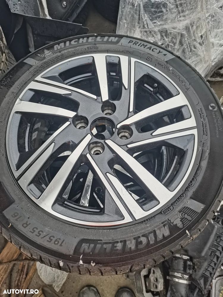 Set 4 jante+Anvelope MICHELIN DOT 2022 Peugeot 208 R16 6,5J16 ET38 2019-2024 - 3