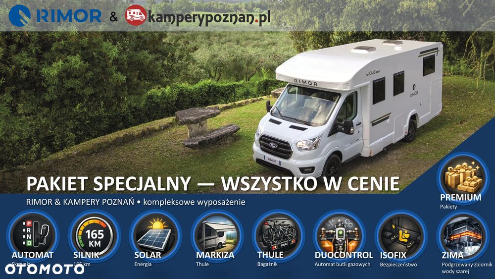 Rimor KILIG 78 PLUS | MODEL 2027 | 100% doposażony fabrycznie | Automat 165 KM, 5 osobowy - 6